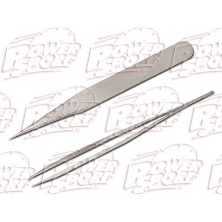 PINZAS ANTI ESTATICAS, RECTAS CÓNICAS 120MM