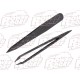 PINZAS ANTI ESTATICAS, PALA FIBRA CARBONO 115MM