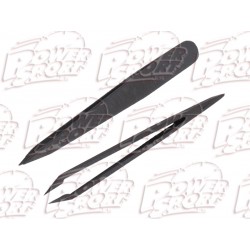 PINZAS ANTI ESTATICAS, PALA FIBRA CARBONO 115MM