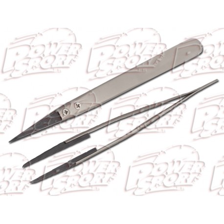 PINZAS ANTI-MAGNETICAS,RECTA CÓNICA, DISIPADORA DE ELECTRICIDAD 130MM